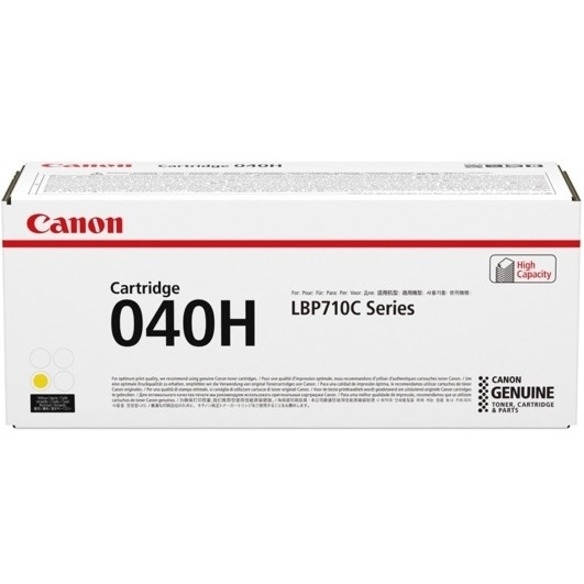 Canon CRG-040HYEL Original Toner Cartridge - Yellow - Laser - High Yield - 10000 Pages