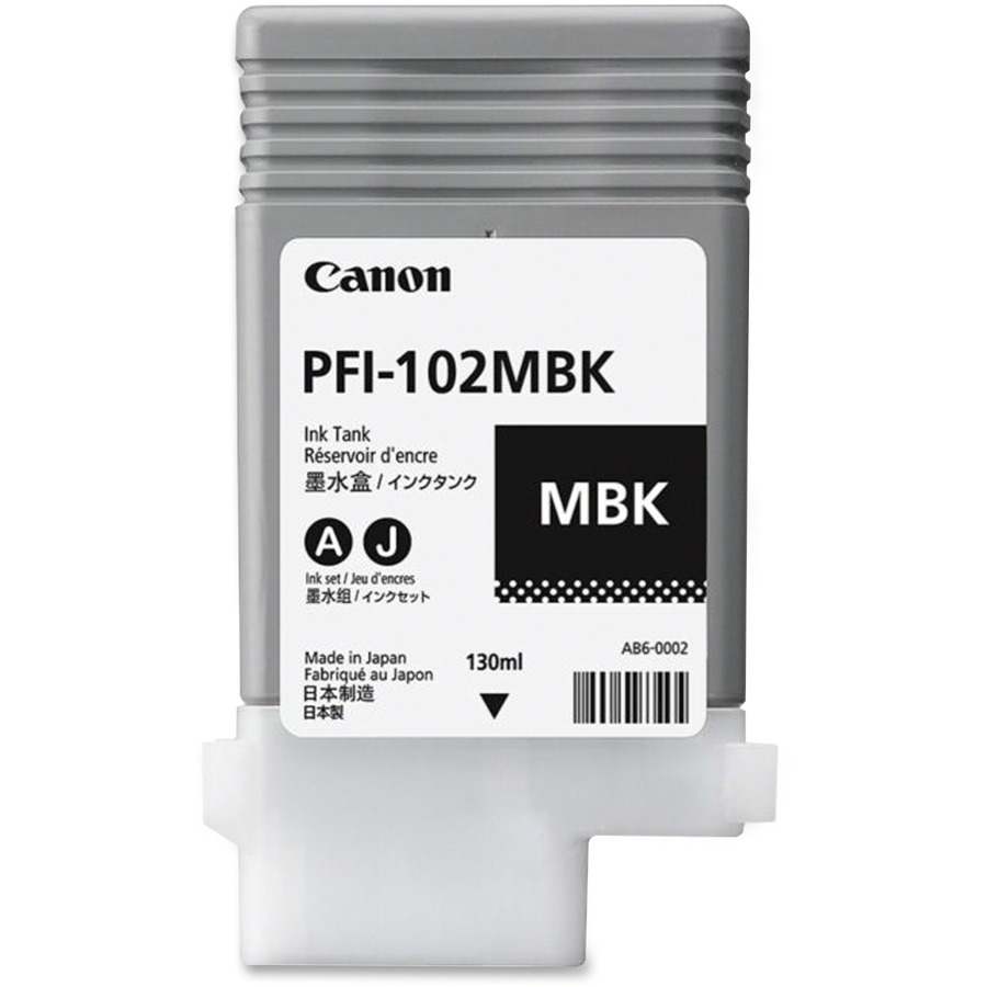 CANON PFI-102MBK MATTE BLACK INK 130ML