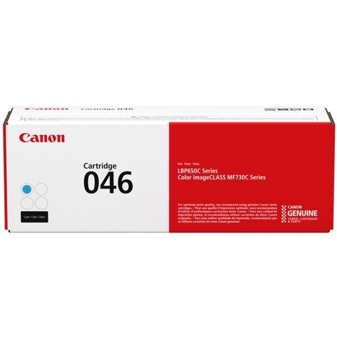 Canon 046 Original Toner Cartridge - Cyan - Laser - High Yield