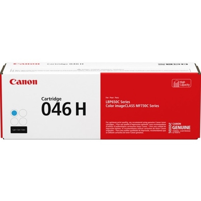 Canon 046 H - High Capacity - cyan - original - toner cartridge - for ImageCLASS LBP654, MF731, MF73...