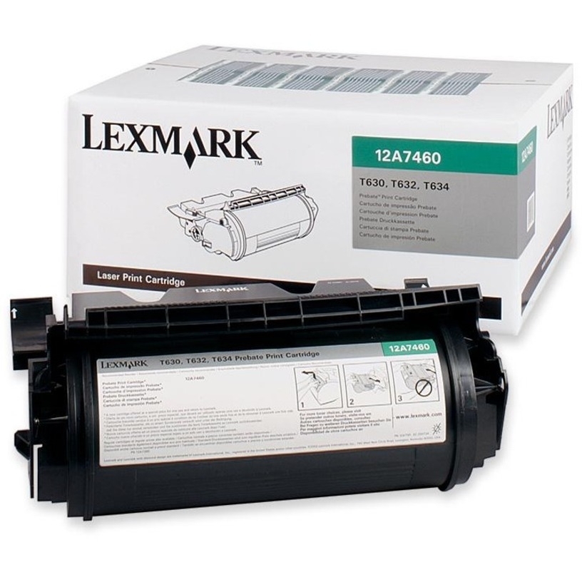 Lexmark Toner Cartridge - Laser - Standard Yield - 5000 Pages - Black - 1 Each