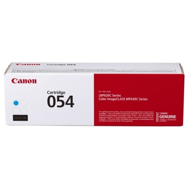 Canon 054 Original Toner Cartridge - Cyan - Laser - 1200 Pages - 1 Pack