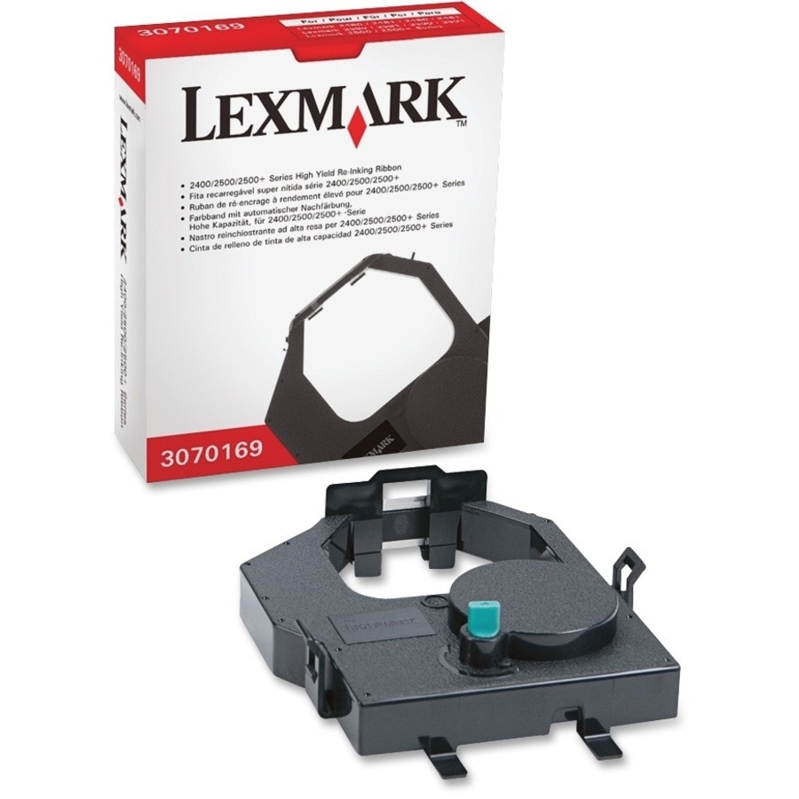 Lexmark Ribbon - Dot Matrix - High Yield - 8 Million Characters - Black - 1 Each