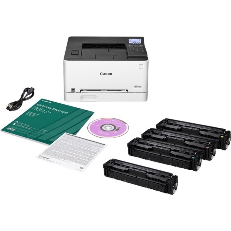 Canon imageCLASS LBP620 LBP622Cdw Desktop Laser Printer - Color - 22 ppm Mono / 22 ppm Color - 600 x...