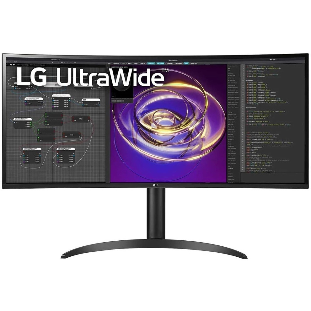 34LG MONITOR, CURVED, 3440X1440, 21:9 IPS, HDMI 2.0 (2), DP, USB TYPE-C, USB 3.0