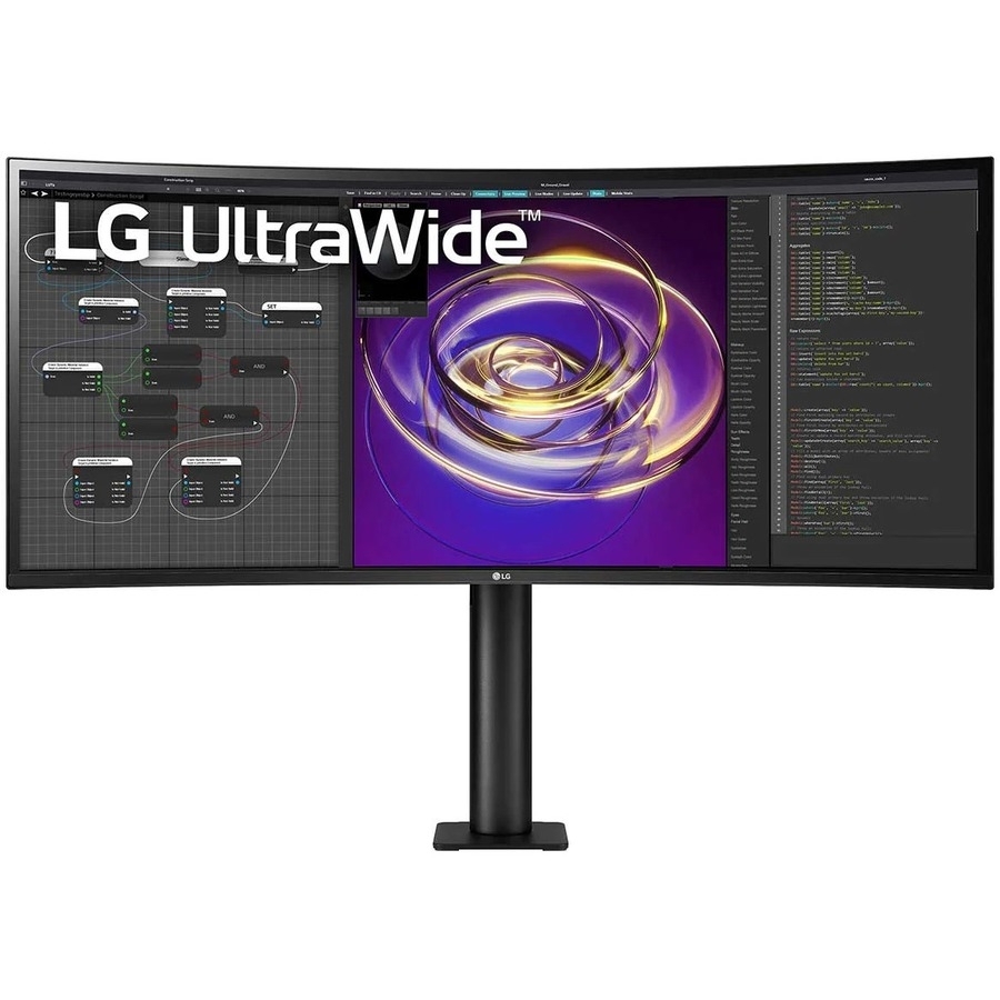 34 LG MONITOR, CURVED, 3440X1440, 21:9 IPS, HDMI 2.0 (2), DP, USB TYPE-C, USB 3.