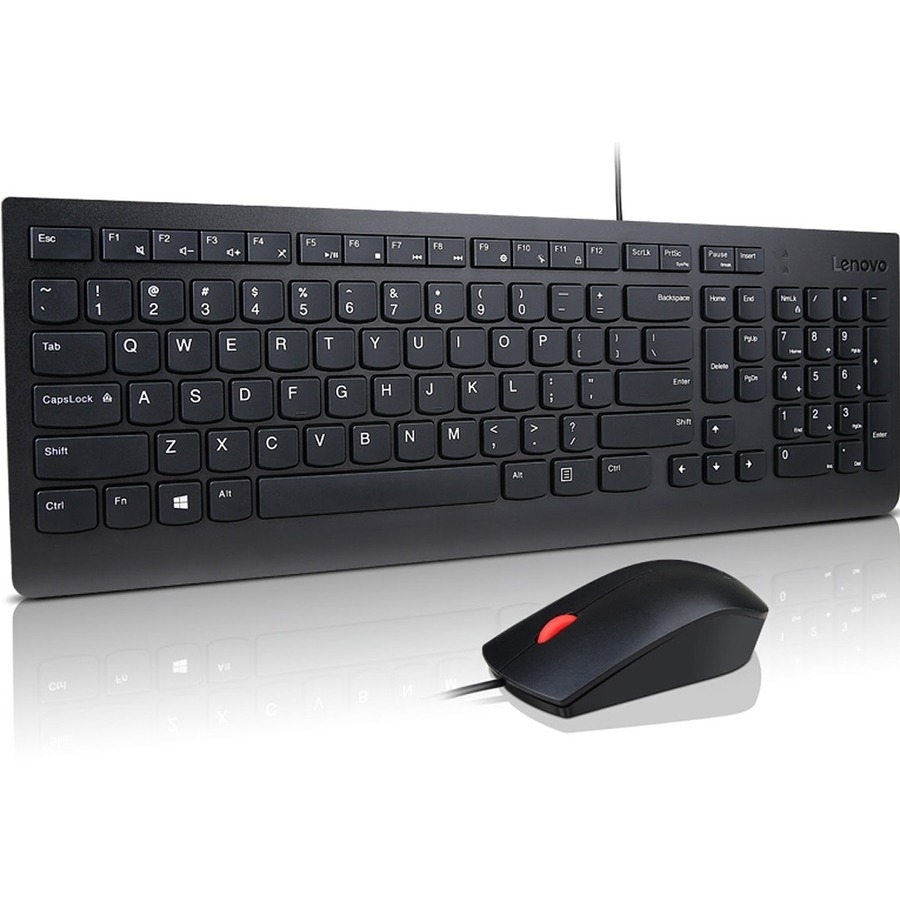NEW LENOVO ESSENTIAL WIRED MOUSE COMBO