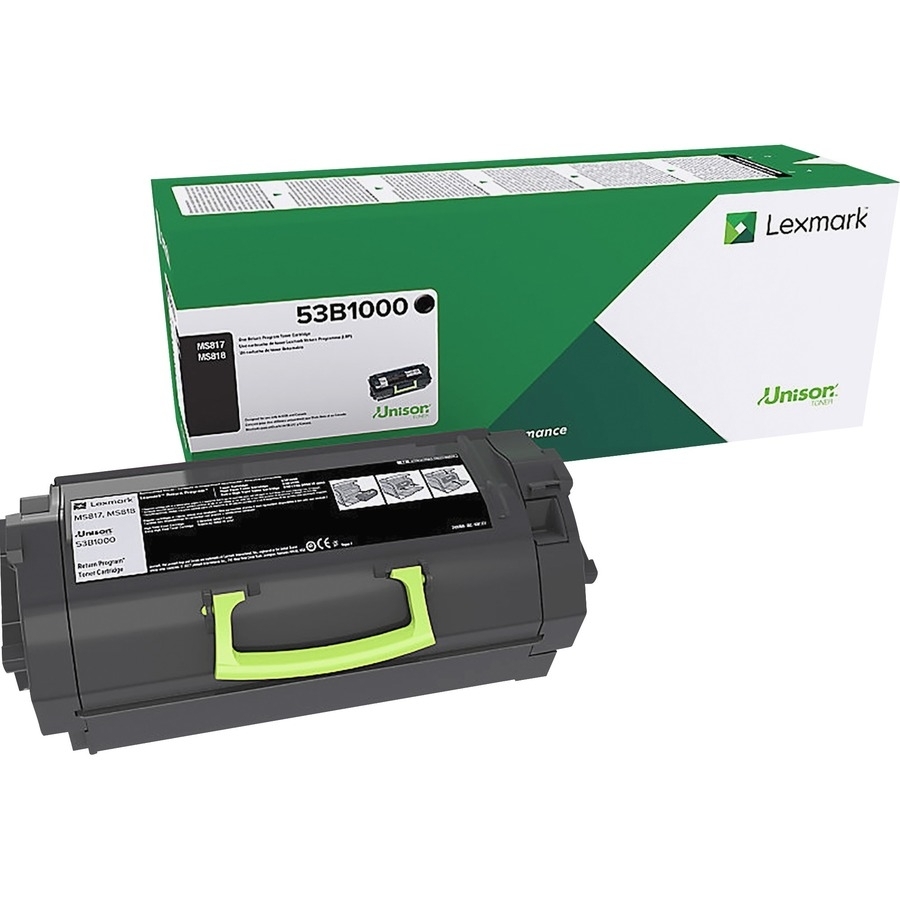 MS817, MS818 RETURN PROGRAM TONER