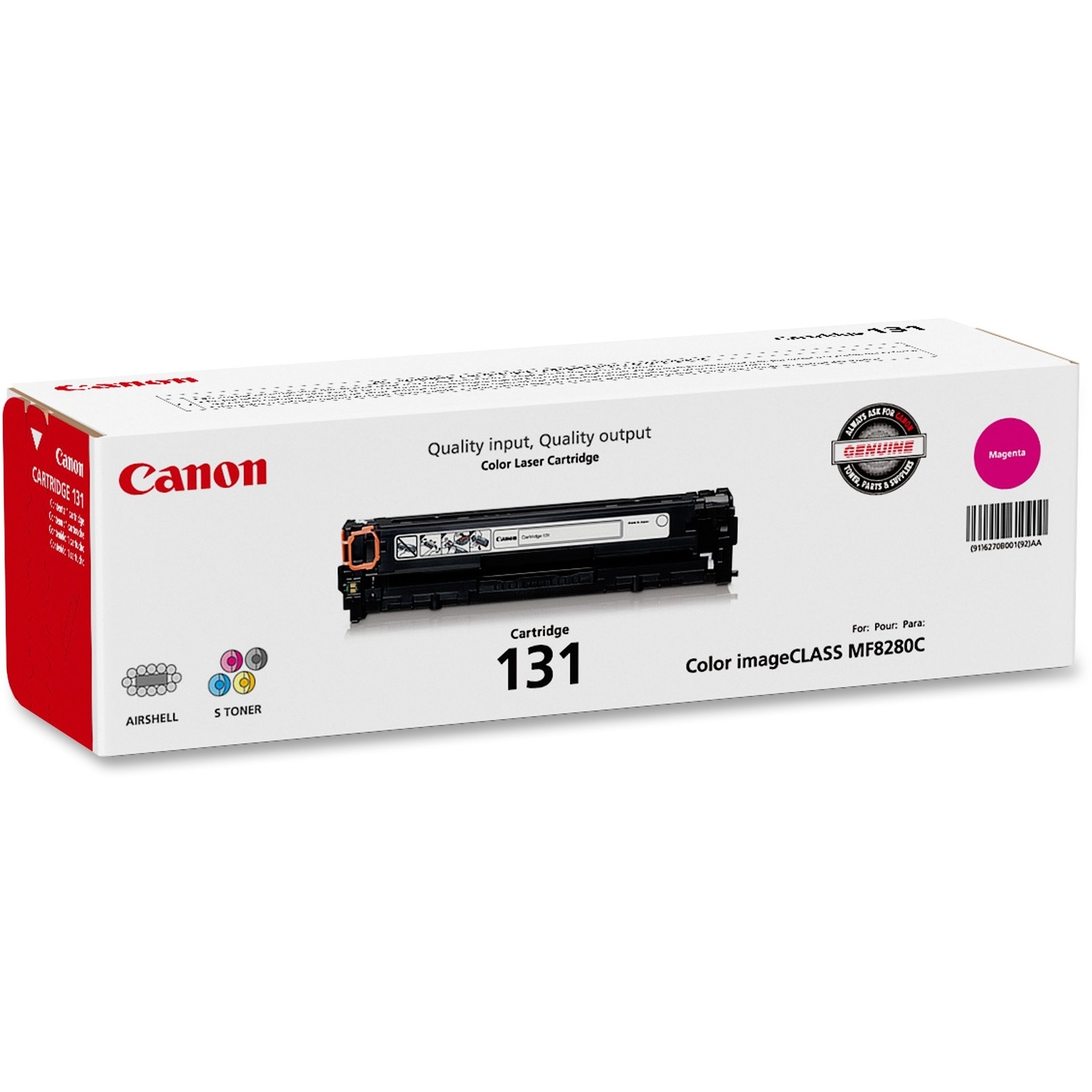 Canon 131 Original Toner Cartridge - Laser - 1500 Pages - Magenta - 1 Each