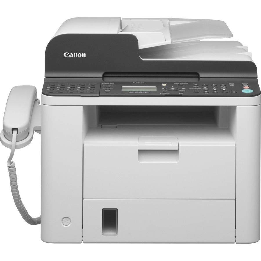 Canon FAXPHONE L190 Laser Multifunction Printer - Monochrome - White - Copier/Fax/Printer - 26 ppm M...