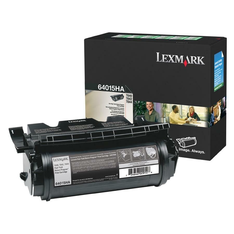 (LEXMARK LEX-64015HA) HIGH YIELD RETURN PROGRAM BLACK TONER FOR THE T64X SERIES