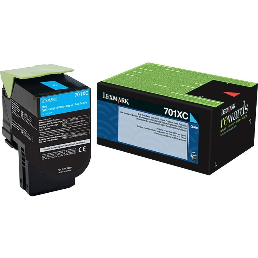 701XC CYAN EXTRA HIGH YIELD RETURN PROGRAM TONER CARTRIDGE