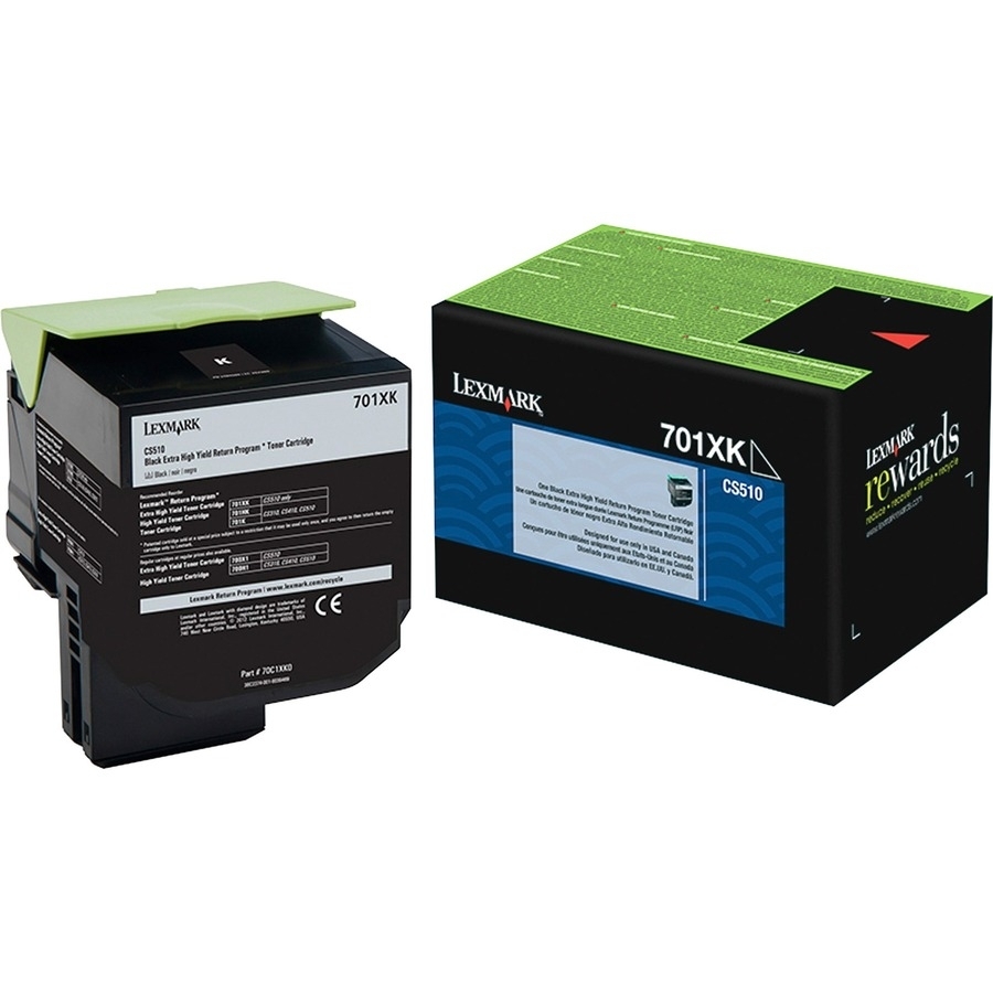 701XK BLACK EXTRA HIGH YIELD RETURN PROGRAM TONER CARTRIDGE