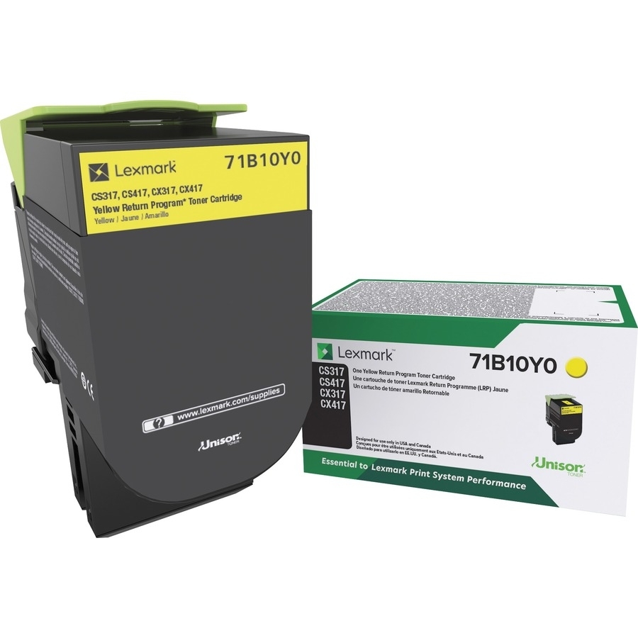 CS/X317/417/517 YELLOW RETURNPROGRAM TONER