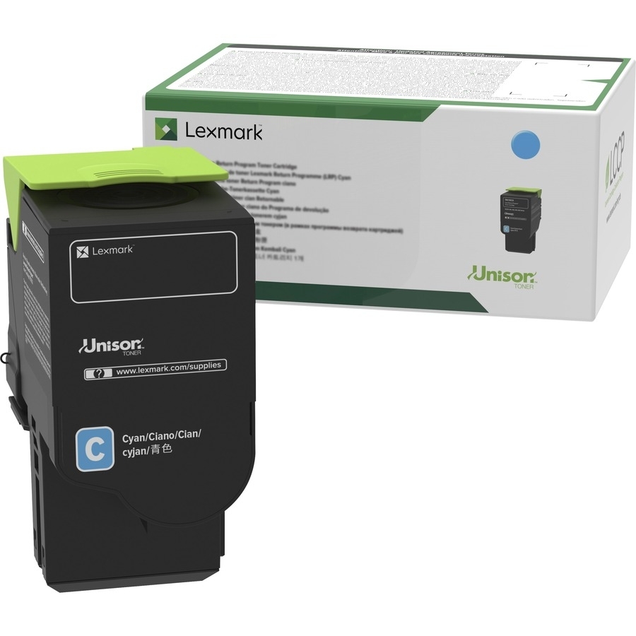 LEXMARK 78C10C0 CYAN RETURN PROGRAM TONER CARTRIDGE