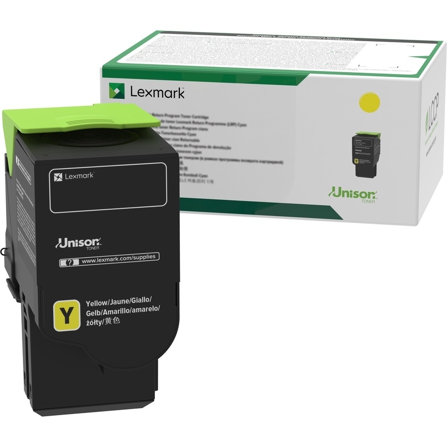 LEXMARK 78C1UY0 YELLOW ULTRA HIGH YIELD RETURN PROGRAM TONER CARTRIDGE