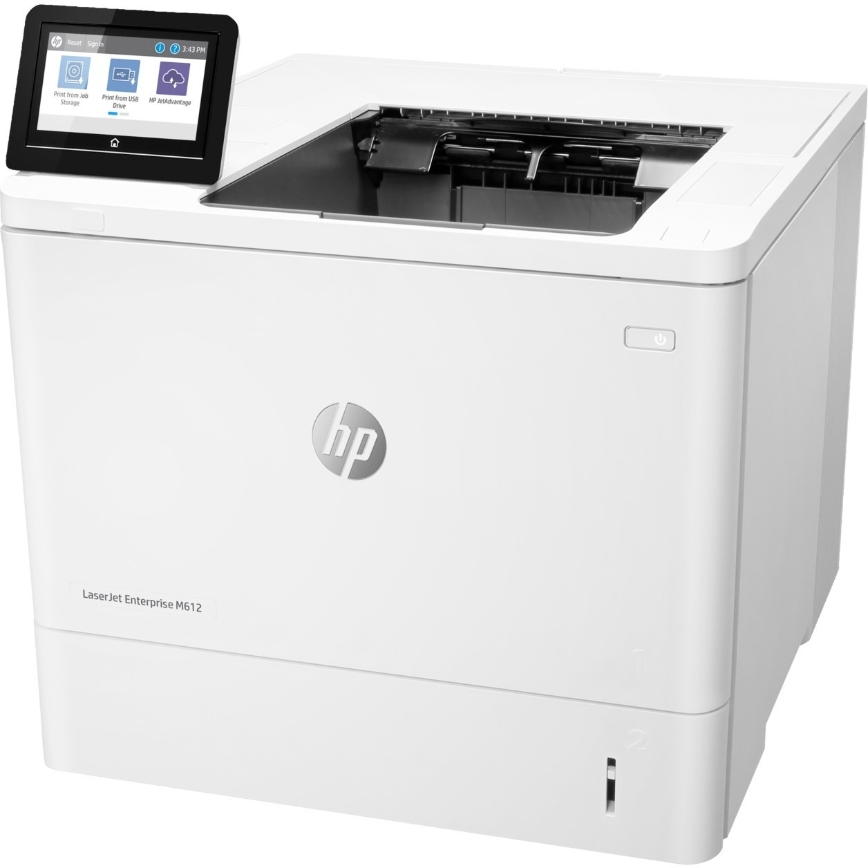 HP LaserJet Enterprise M612dn Desktop Laser Printer - Monochrome - 71 ppm Mono - 1200 x 1200 dpi Pri...