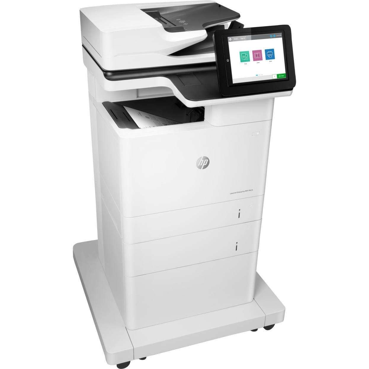 HP LaserJet Enterprise M635 M635fht Laser Multifunction Printer - Monochrome - Copier/Fax/Printer/Sc...