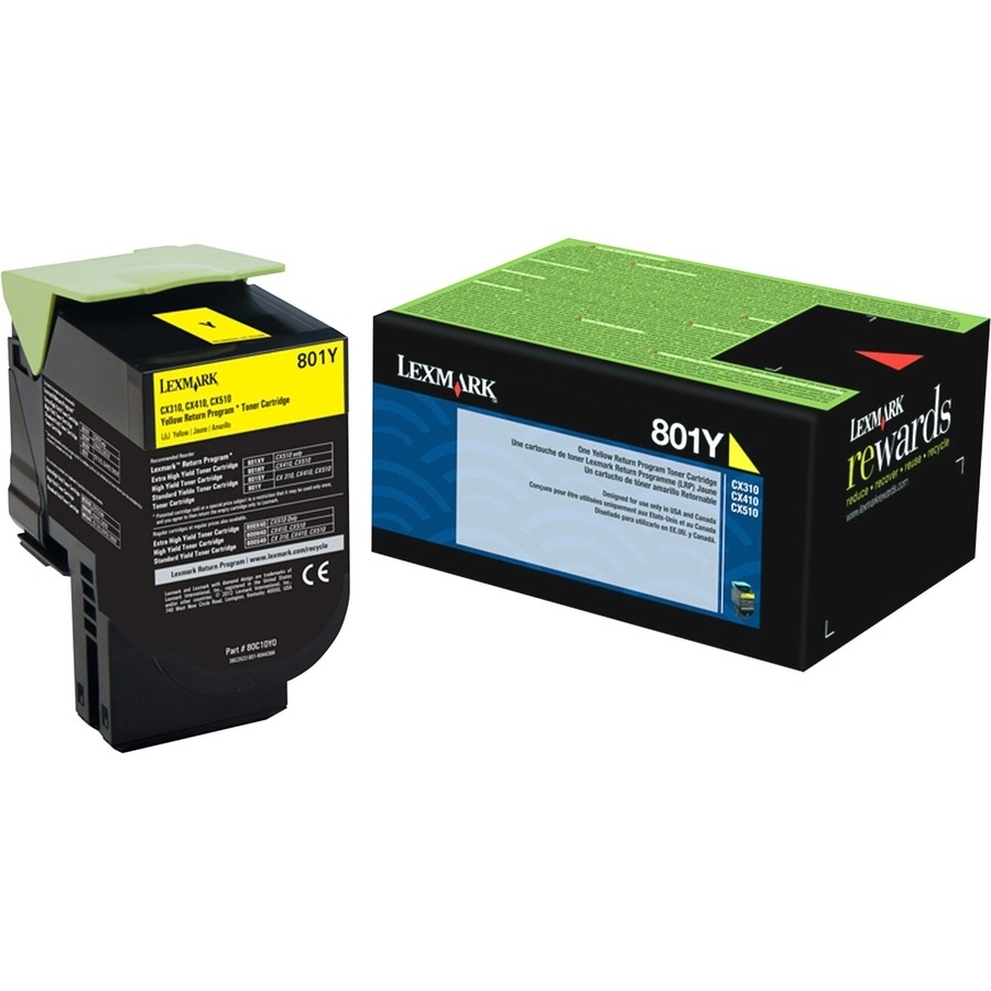 YELLOW RETURN PROGRAM TONER CARTRIDGE