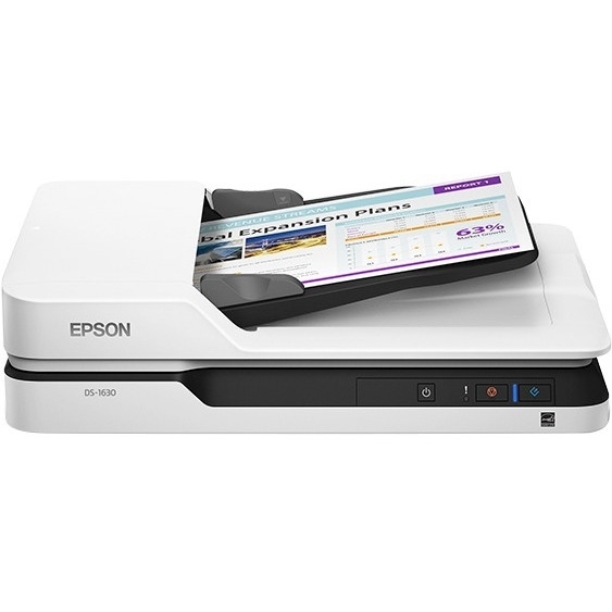 DS-1630 - DOCUMENT SCANNER - DESKTOP - 25 PPM SIMPLEX, 10 IPM DUPLEX (300 DPI,BL