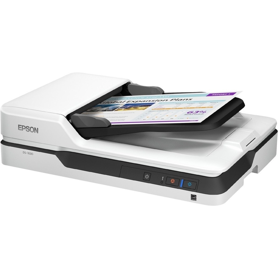 DS-1630 - DOCUMENT SCANNER - DESKTOP - 25 PPM SIMPLEX, 10 IPM DUPLEX (300 DPI,BL