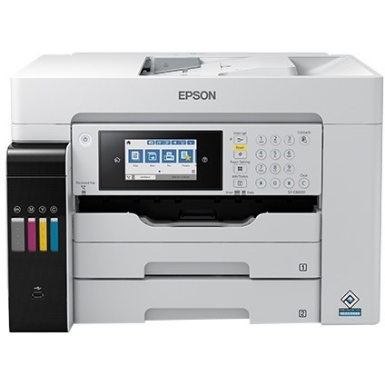 Epson WorkForce ST-C8090 Wireless Inkjet Multifunction Printer - Color - Copier/Fax/Printer/Scanner...