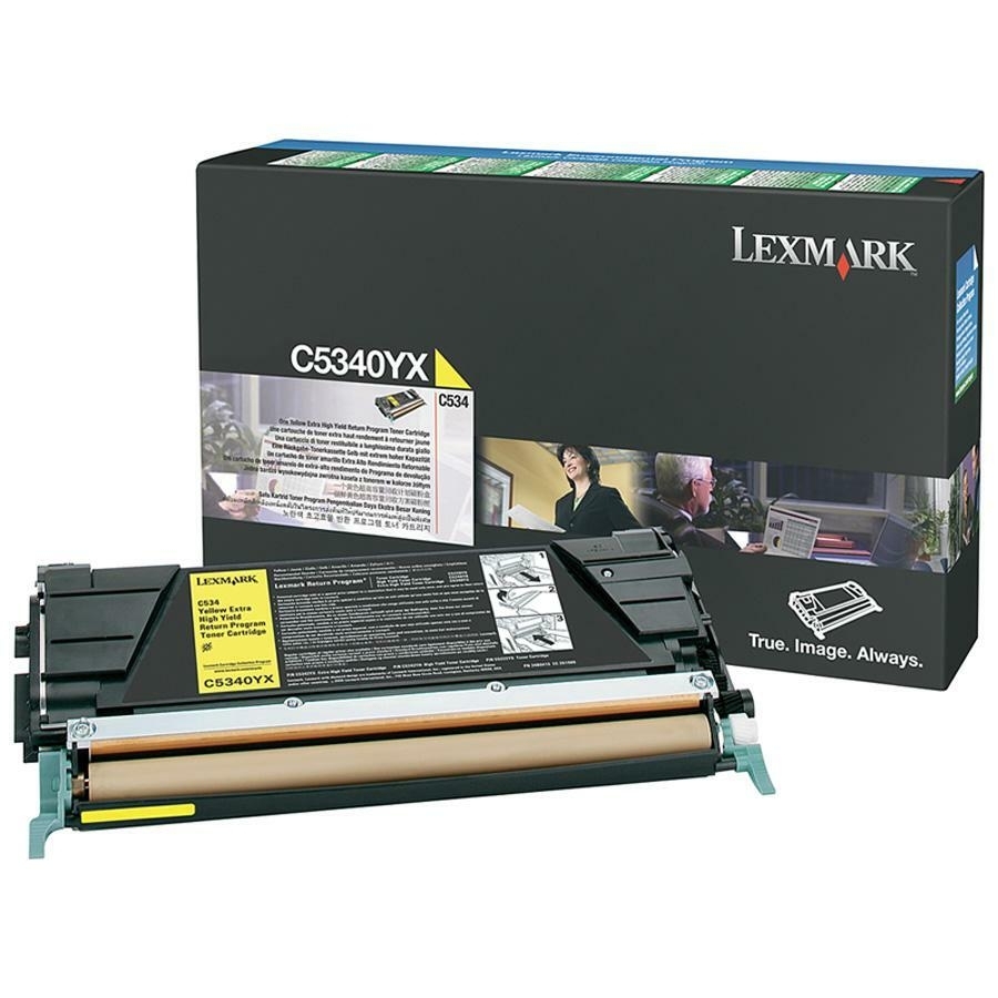 TONER CARTRIDGE - YELLOW - 7000 PAGES - FOR LEXMARK C534N, C534DN, C534DTN