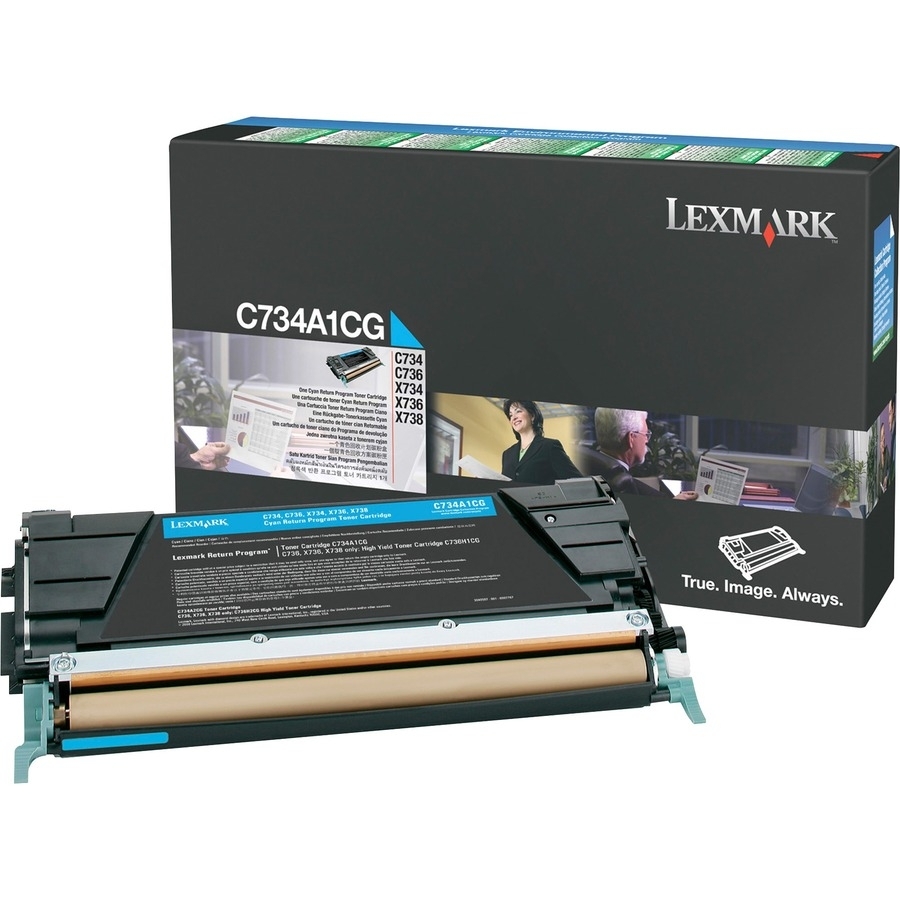 C73X/X73X CYAN RETURN PROGRAM TONER CARTRIDGE 6K