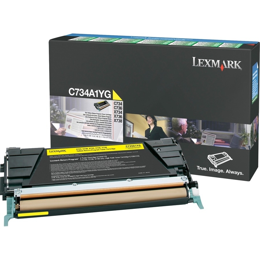 LEXMARK YELLOW RETURN PROGRAM CARTRIDGE