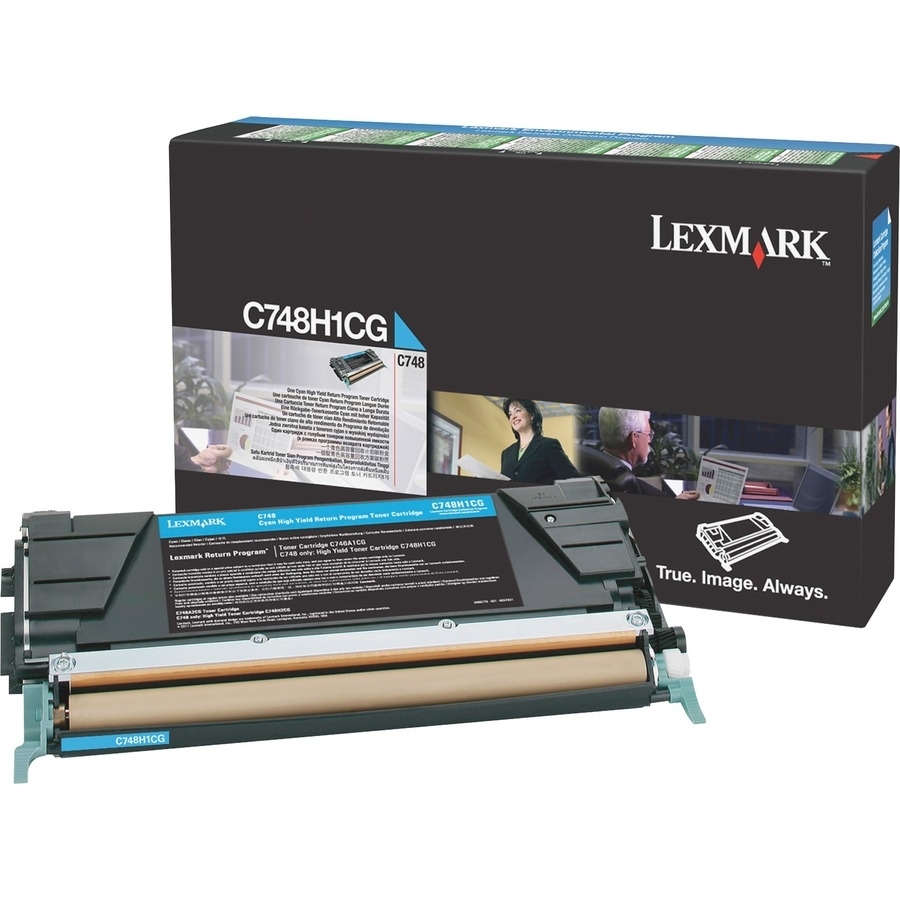 C748 CYAN HIGH YIELD RETURN PROGRAM TONER CARTRIDGE