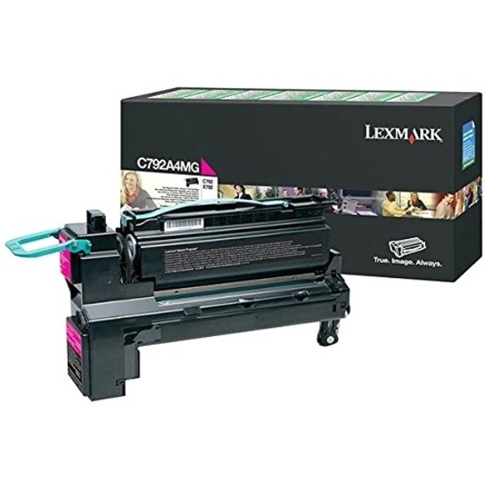 LEXMARK RETURN PROGRAM TONER CARTRIDGES (6K) MAGENTA C792,X792 (TAA)