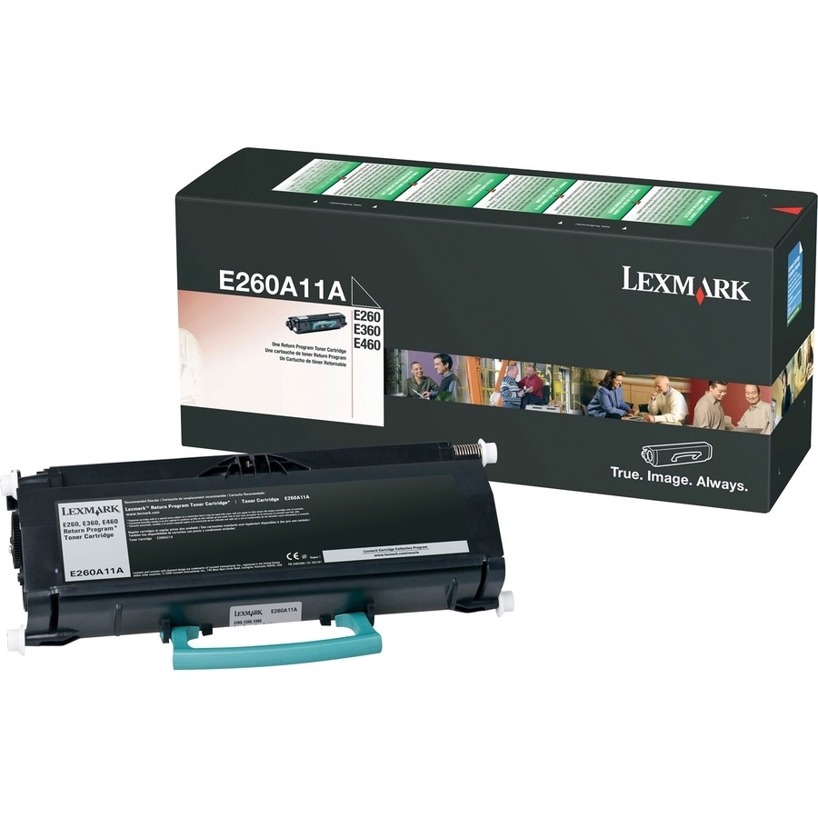 (LEXMARK- E260A11A) LEXMARK E260A11A STANDARD YIELD; RETURN PROGRAM PRINTER CART