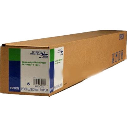 EPSON SINGLEWEIGHT MATTE - PAPER - MATTE PAPER - 36X131.7 FT