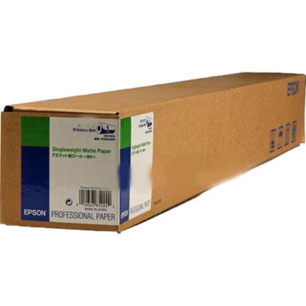 EPSON SINGLEWEIGHT MATTE - PAPER - MATTE PAPER - ROLL (46.5 IN X 131 FT) - 120 G