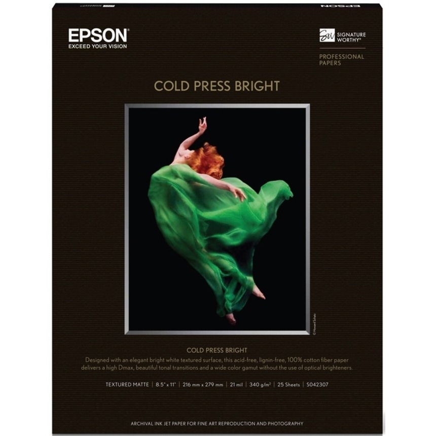 COLD PRESS BRIGHT 8.5 X 11 25 SHTS