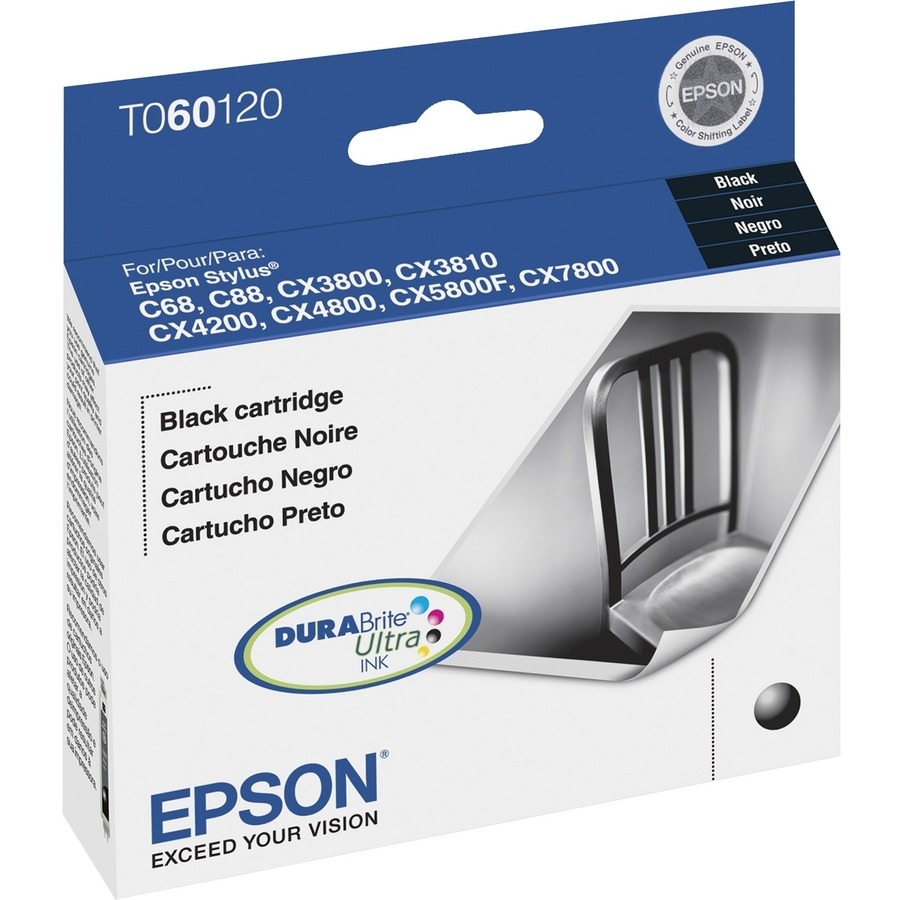 BLACK INK CARTRIDGE WORKS WITH CX3800