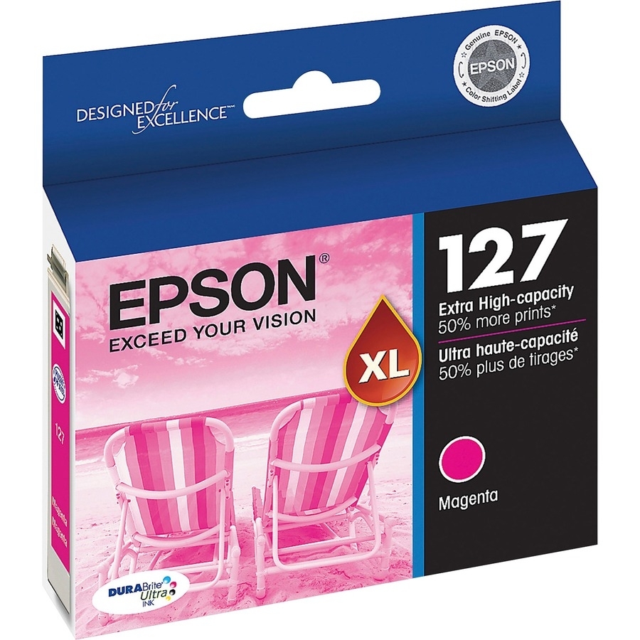 EPSON DURABRITE ULTRA INK MAGENTA INK CARTRIDGE,EXTRA HIGH-CAPACITY, SENSORMATIC