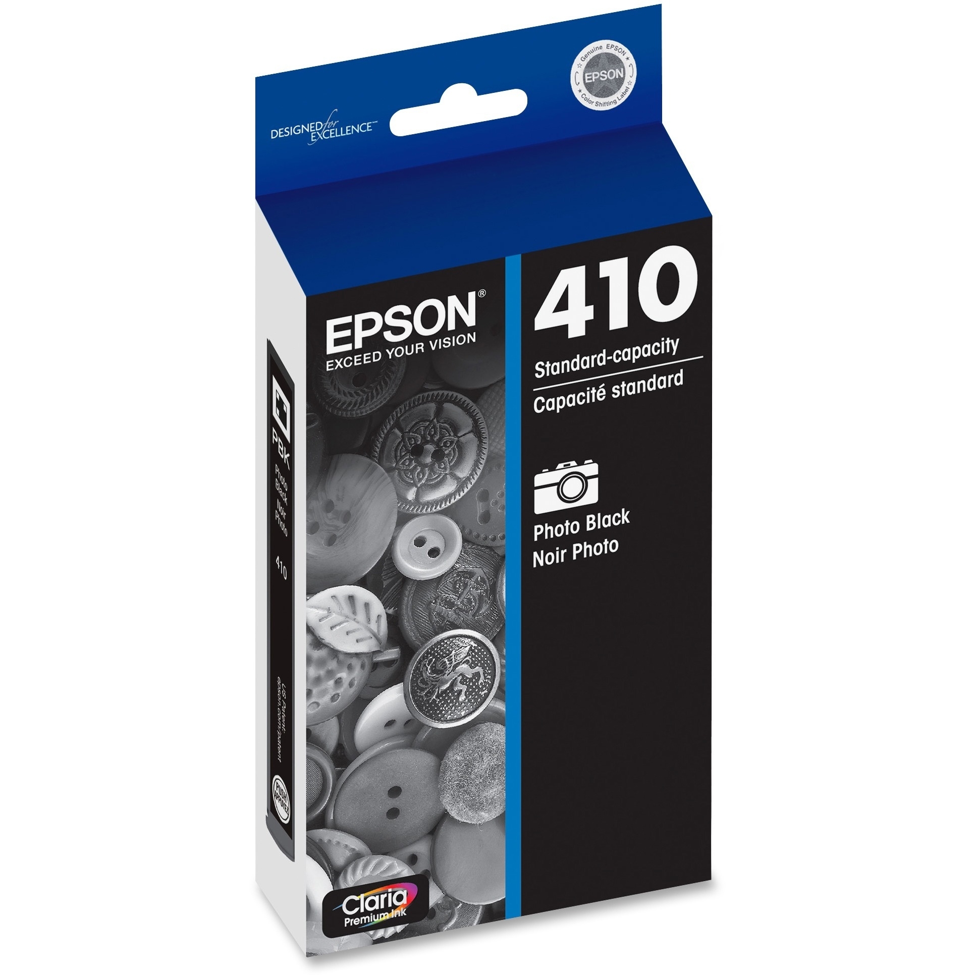 Epson T410 - Photo black - original - ink cartridge - for Expression Home XP-530, 630, 830, Expressi...