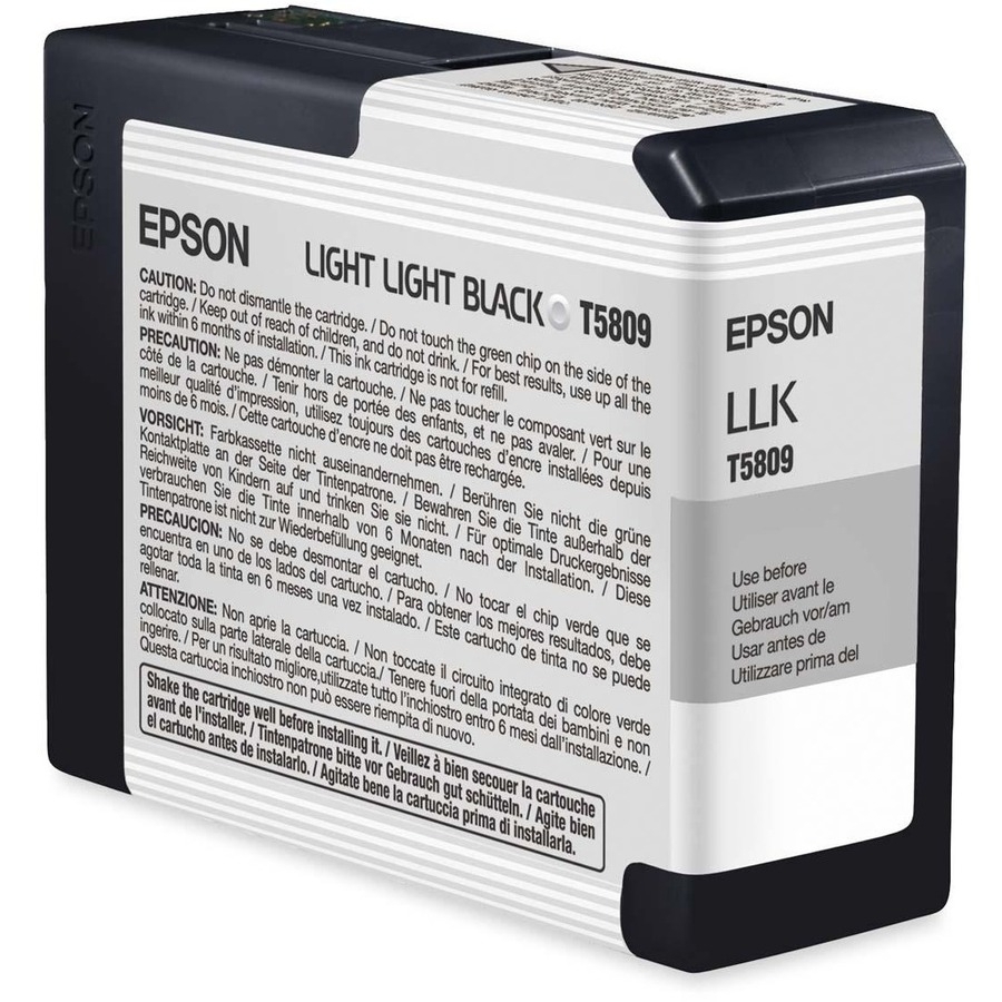 LIGHT LIGHT BLACK ULTRACHROME INK CARTRIDGE 80 ML - STYLUS PRO 3800