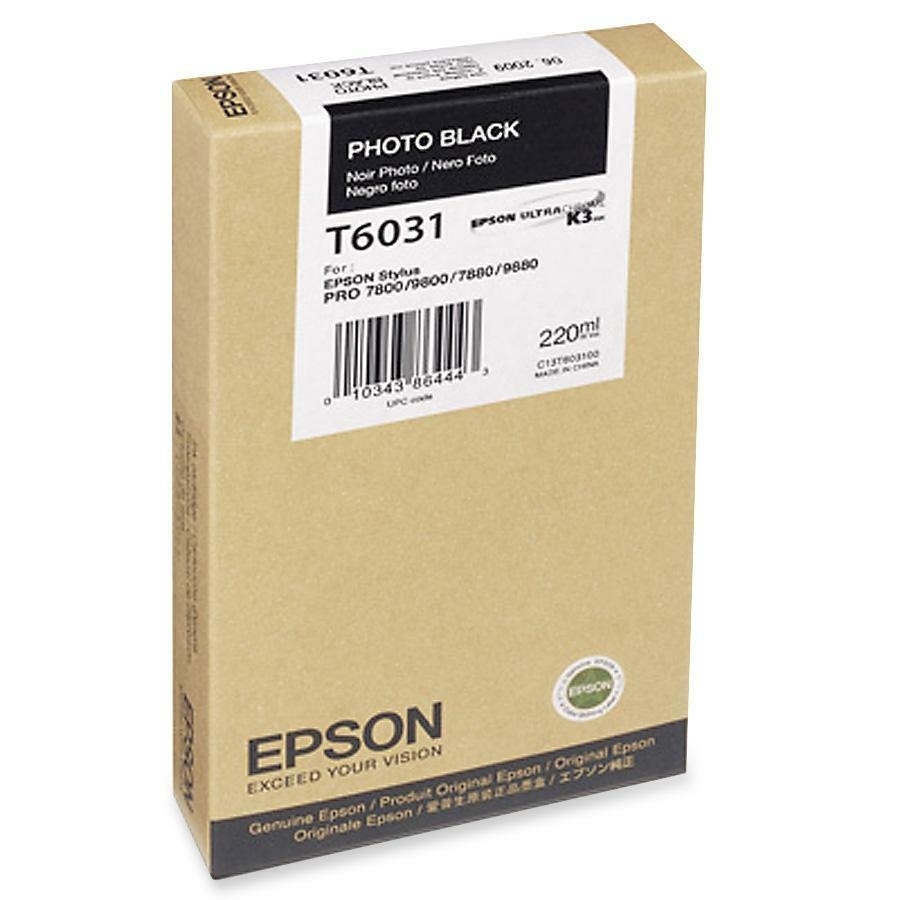 EPSON ULTRACHROM K3 INK-PHOTO BLK 220ML