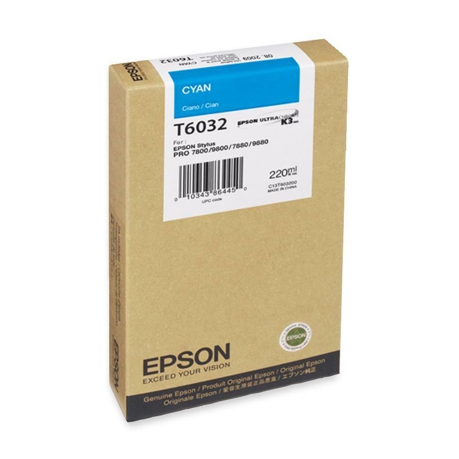 EPSON ULTRACHROM K3 INK-CYAN 220ML