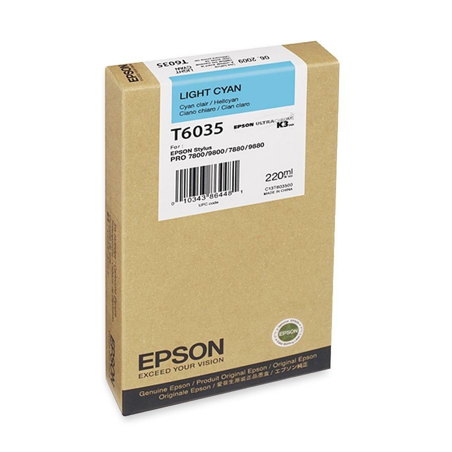 EPSON ULTRACHROM K3 INK-LIGHT CYAN 220ML