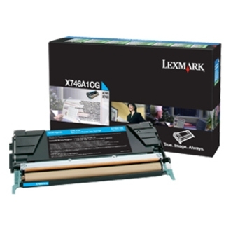 X746, X748 CYAN RETURN PROGRAM TONER CARTRIDGE