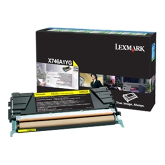 X746, X748 YELLOW RETURN PROGRAM TONER CARTRIDGE