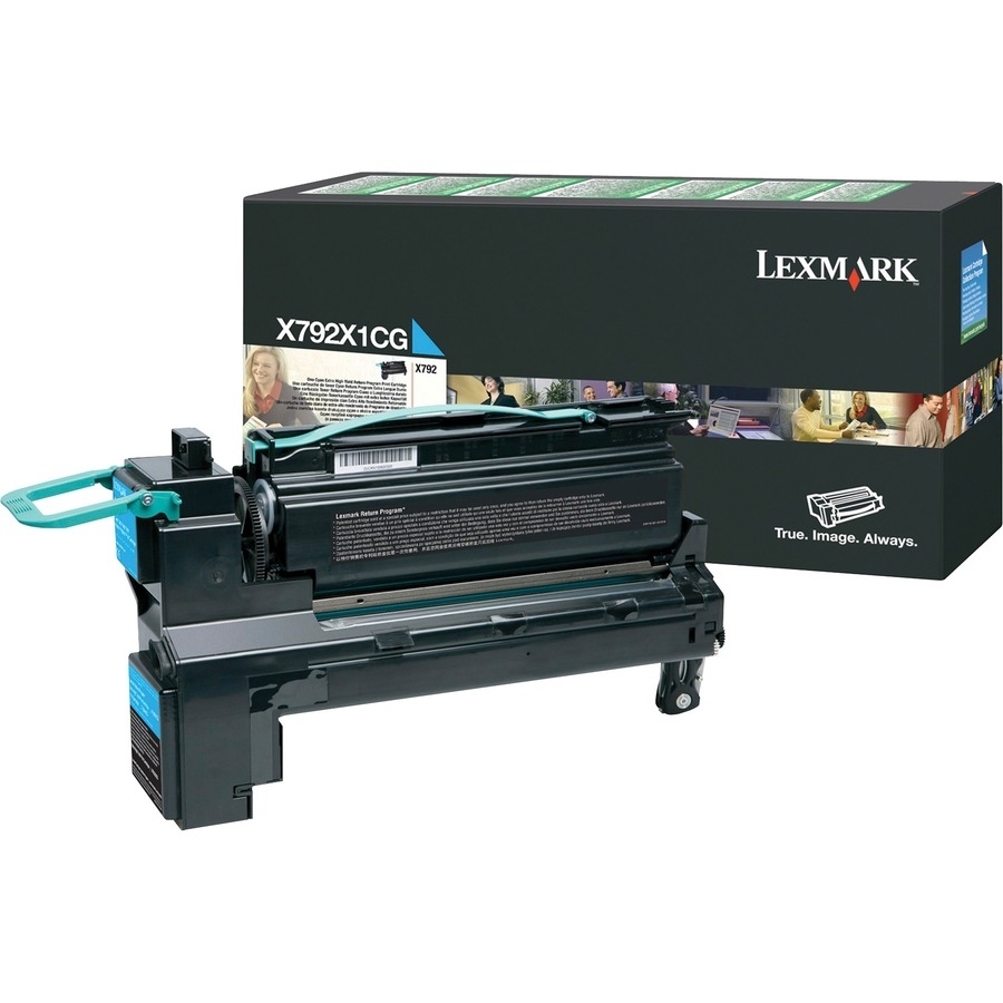 LEXMARK X792 CYAN EXTRA HIGH YIELD RETURN PROGRAM PRINT CARTRIDGE