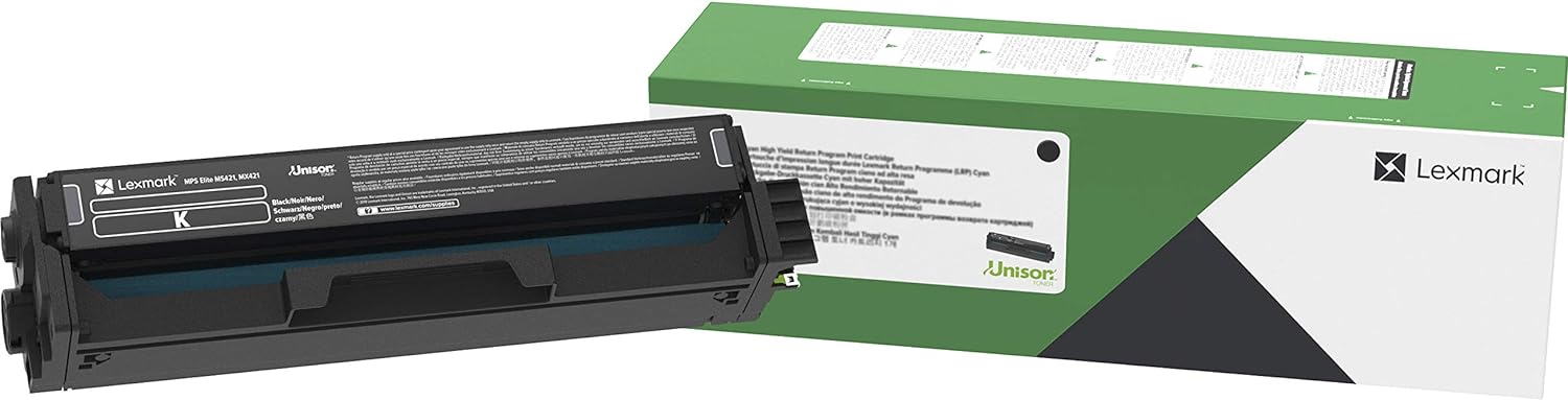 LEXMARK C3210K0 BLACK RETURN PROGRAM PRINT CARTRIDGE