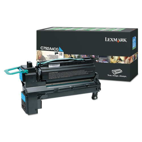 LEXMARK RETURN PROGRAM TONER CARTRIDGES (6K) CYAN C792,X792 (TAA)