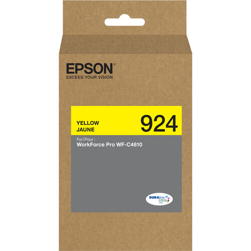 EPSON T924 YELLOW INK CARTRIDGE, STANDARD CAPACITY