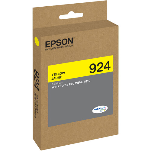 EPSON T924 YELLOW INK CARTRIDGE, STANDARD CAPACITY