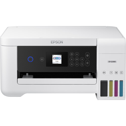 Epson WorkForce ST ST-C2100 Wireless Inkjet Multifunction Printer - Color - Copier/Printer/Scanner -...